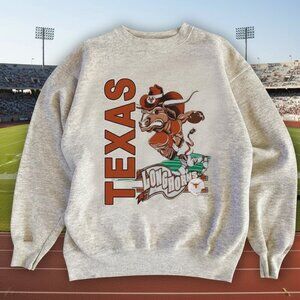 Tetro 1993 Texas longhorns mascot race university orange  shirt